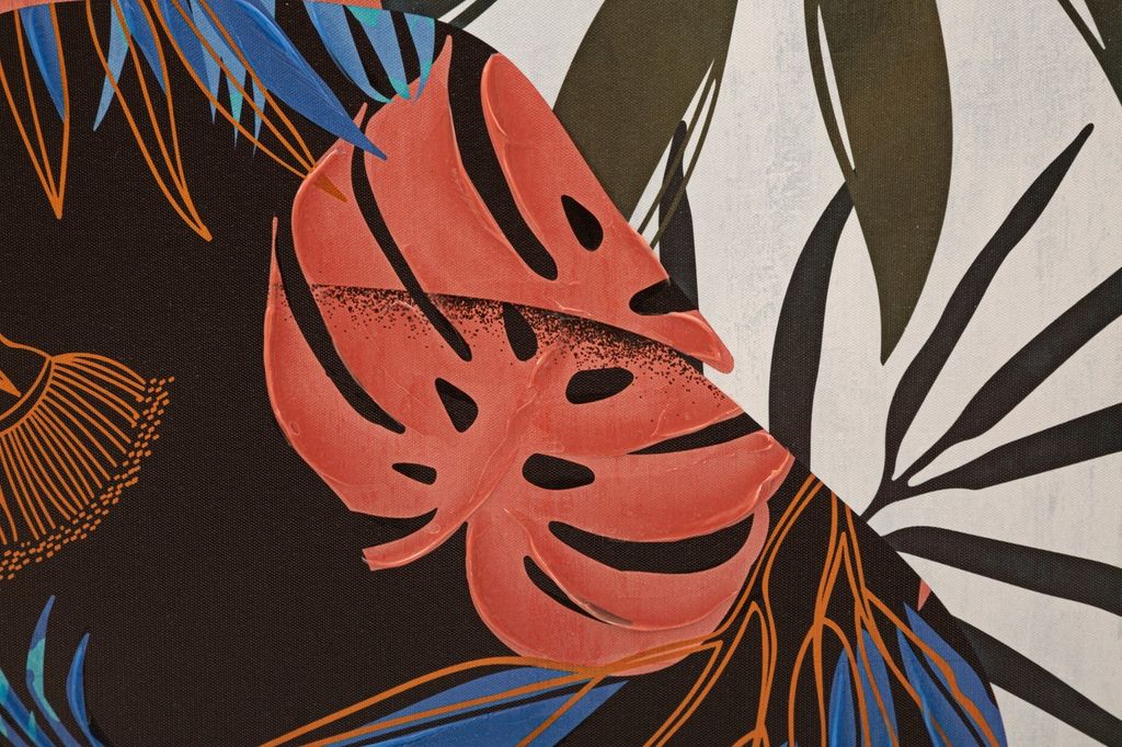 Vászon falikép 80x120 cm, lány a dzsungelben, színes - mayorne - butopêa